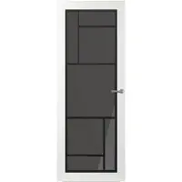 Svedex Binnendeuren Front FR509 Wit Zwart Rookglas | Afgelakt met Superlak | Deurengigant.nl