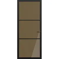 Svedex Binnendeuren NDB901 Zwart Brons glas | Afgelakt met Superlak | Deurengigant.nl