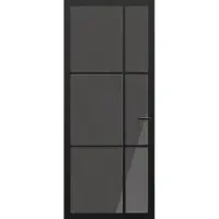 Svedex Binnendeuren NDB906 Zwart Rookglas | Afgelakt met Superlak | Deurengigant.nl