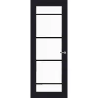 Svedex Binnendeuren Front FR517 Zwart Satijnglas | Afgelakt met Superlak | Deurengigant.nl