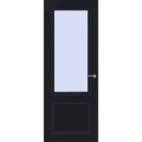 Svedex Binnendeuren Cameo CE114 zwart Blank facetglas | Afgelakt met Superlak | Deurengigant.nl