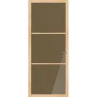 Svedex Binnendeuren NDB901 Licht Eiken Brons glas | Afgelakt met Superlak | Deurengigant.nl