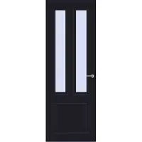Svedex Binnendeuren Cameo CE121 zwart Blank facetglas | Afgelakt met Superlak | Deurengigant.nl