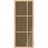 Svedex Binnendeuren NDB906 Licht Eiken Brons glas | Afgelakt met Superlak | Deurengigant.nl