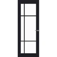 Svedex Binnendeuren Front FR501 Zwart Satijnglas | Afgelakt met Superlak | Deurengigant.nl
