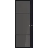 Svedex Binnendeuren Front FR515 Zwart Rookglas | Afgelakt met Superlak | Deurengigant.nl