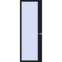Svedex Binnendeuren Cameo CE102 zwart Blank facetglas | Afgelakt met Superlak | Deurengigant.nl