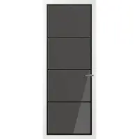 Svedex Binnendeuren Form FM01 zwart Rookglas | Afgelakt met Superlak | Deurengigant.nl