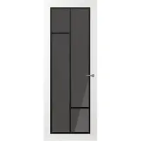 Svedex Binnendeuren Front FR508 Wit Zwart Rookglas | Afgelakt met Superlak | Deurengigant.nl
