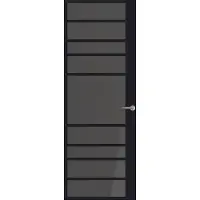 Svedex Binnendeuren Front FR518 Zwart Rookglas | Afgelakt met Superlak | Deurengigant.nl