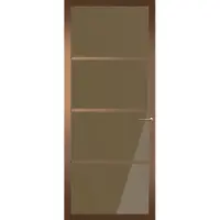 Svedex Binnendeuren NDB900 Metallic Brons Brons glas | Afgelakt met Superlak | Deurengigant.nl
