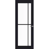 Svedex Binnendeuren Front FR503 Zwart Satijnglas | Afgelakt met Superlak | Deurengigant.nl