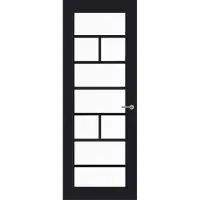 Svedex Binnendeuren Front FR505 Zwart Satijnglas | Afgelakt met Superlak | Deurengigant.nl