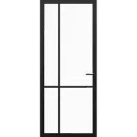 Svedex Binnendeuren NDB903 Zwart Satijn glas | Afgelakt met Superlak | Deurengigant.nl