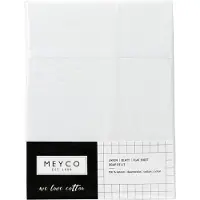 Meyco Baby Bies ledikant laken - white - 100x150cm - 0.3 TOG