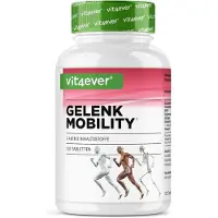 Vit4ever - Gewricht Mobiliteit Tabletten - Hoog gedoseerd met 7 actieve ingrediënten: Glucosamine + Chondrotin + MSM + Hyaluronzuur + Collageen + Vitamine C + Zwarte Peper Extract - 120 Capsules