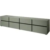 Meubella TV-Meubel Cainan - Groen - 225 cm