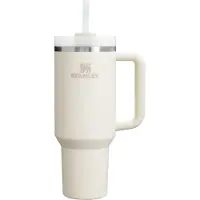 Stanley Quencher H2.0 Flowstate Tumbler - 9-11 Uur Koud - 40-48 Uur Met Ijs - Drinkfles Met Rietje, Handvat En Deksel - Vaatwasmachinebestendig - Thermosbeker Voor Koude Dranken - Cream