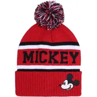 Sarcia.eu Warme, rode jongensmuts met pompon MICKEY Disney 54 cm