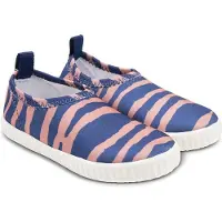 Swim Essentials Vibrant Stripes Orange Blue Watershoes