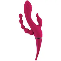 Gender X Zwarte Dildo Gender X Four by Four Rood