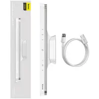 Baseus Lampa Magnetyczna Magnetic Stepless Pro, Z Panelem Dotykowym (Biała)