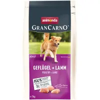 Animonda GranCarno Droogvoer voor Volwassen Honden, met kip en lamsvlees, 12 kg