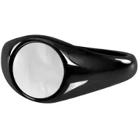 Ixxxi Fame Ring Luna Round Zwart