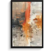PosterMonkey Poster in lijst - Fotolijst 40x60 cm - Posters - Verf - Patroon - Modern - Kunst - Posterlijst zwart - Decoratie - Wanddecoratie woonkamer - Muurdecoratie slaapkamer