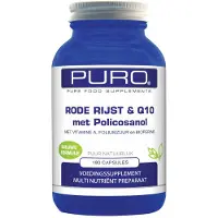 Puro Rode Rijst & Q10 Met Policosanol Capsules - 180capsules