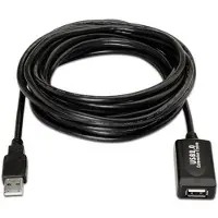 Aisens Usb-a Mannelijk 2.0 Naar Usb-a Vrouwelijk 2.0 Verlengkabel 15 M