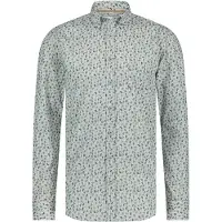 State of Art casual overhemd groen geprint