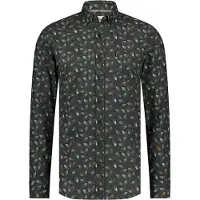 State of Art casual overhemd grijs geprint