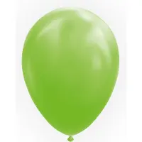 We Fiesta 100 ballonnen 12″ limoen - Versiering Feestdecoratie Decoratie Verjaardag Jubileum Thema Feest Ballon