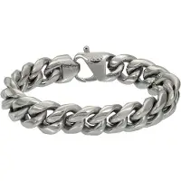 Ixxxi Men Stalen Armband England Zilver