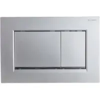 Geberit Bedieningsplaat sigma 20 square df mat chroom gelakt