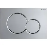 Geberit afdekplaat sigma01 Mat chroom