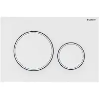 Geberit Sigma20 bedieningspaneel Mat Wit voor Sigma UP320 of UP720 inbouwreservoir