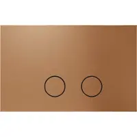 Luca Varess Perola bedieningspaneel Brushed Rosegold voor Sigma UP320 of UP720 inbouwreservoir