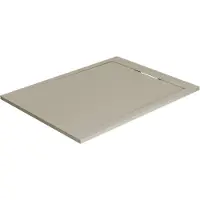 Balmani Andes douchebak 120 x 90 cm top solid zijdegrijs