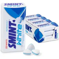 Smint White Peppermint - Frismakers - Suikervrij - Vitamine D - 1x12Stuks