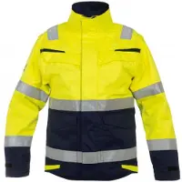 Hydrowear Matre Multinorm Parka Fluor Geel/Zwart maat XL heren