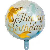 Boland Folieballon Zeemeermin 'Happy Birthday' (multi)
