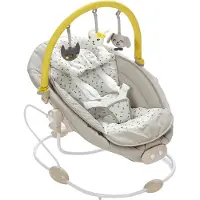 Vertbaudet Schommelstoel met speeltjesboog Babyswing van VERTBAUDET bedrukt grijs