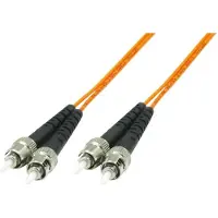 Microconnect FIB110002, 2 meter, OM1, ST-connector, ST-connector