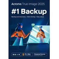 Acronis True Image 2025 | 1 PC of Mac | Eenmalige aanschaf
