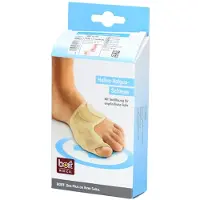 Bort PediSoft Texline - SPALK VOOR HALLUX VALGUS / GROTE TEENCORRECTOR / NACHTSPALK - RECHTS - MAAT 38-40 (1) – BEIGE