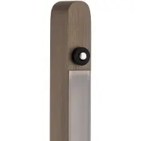 Quitani LED-wandlamp Talon , dimbaar, brons / oud-messing, Woon-/ Eetkamer, Aluminium, Modern, LED wandlamp