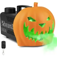 Beamz Rookmachine Halloween - Pompoen rookmachine met LED’s - Voor Halloweenfeestjes - met afstandsbediening