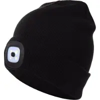 MMOBIEL Muts met LED-Verlichting – USB Oplaadbare Hoofdlamp Beanie - Unisex